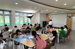 9월 22일~23일 정선초등학교 1학년 냅킨아트, 꽃바람떡 체험 